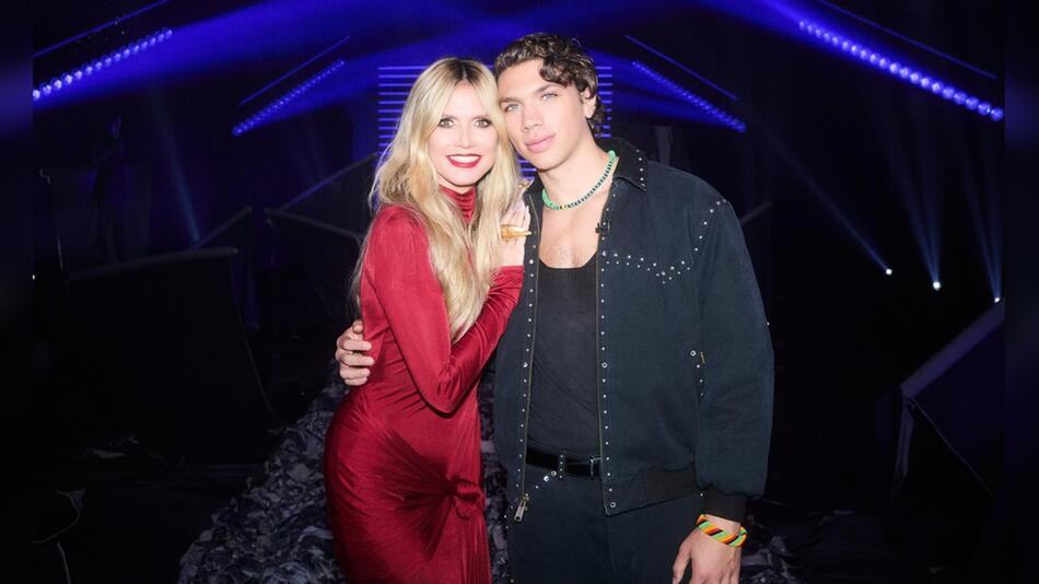 Schicken gleich drei Models nach Hause: Heidi Klum und Elias Becker