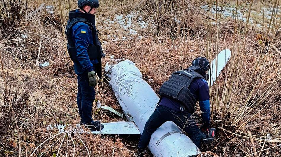 Ukraine-Krieg - russische Rakete in der Ukraine