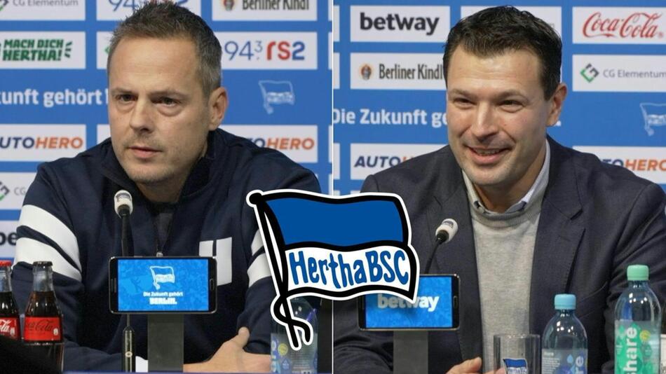 Hertha-Präsident Kay Bernstein während einer Pressekonferenz nach der Trennung von Fredi Bobic